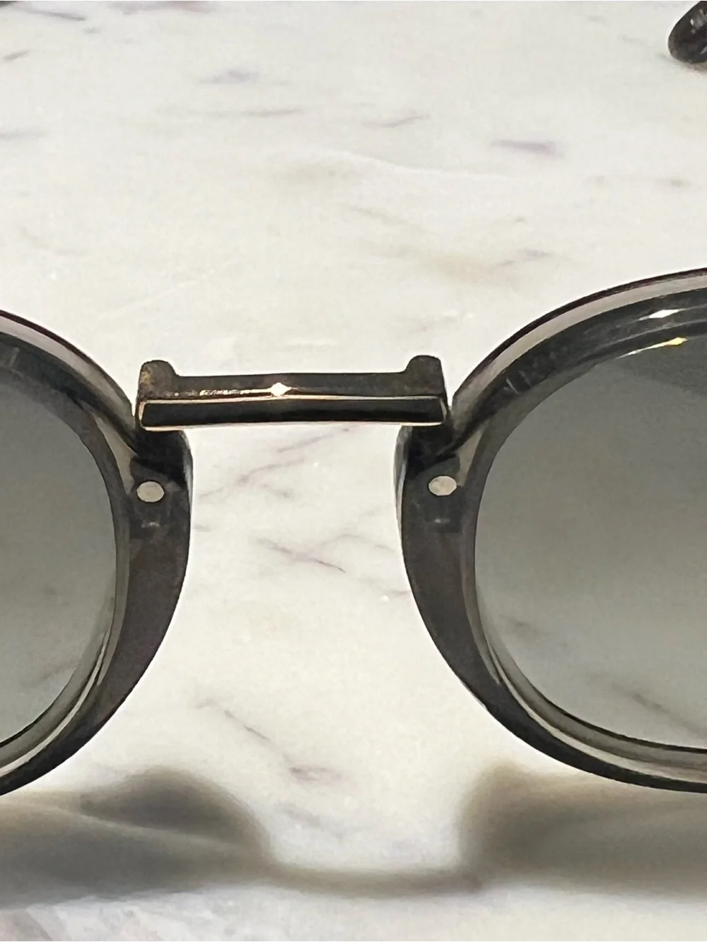 Persol Men’s Gray Gradient Sunglasses with Black Leather Case